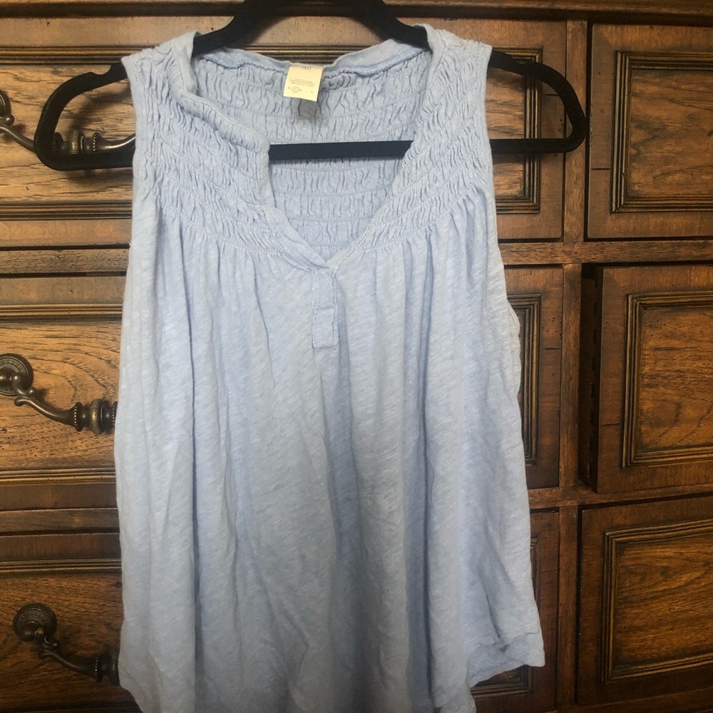 We the Free Light Blue Tank Top